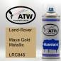 Preview: Land-Rover, Maya Gold Metallic, LRC846: 400ml Sprühdose, von ATW Autoteile West.
